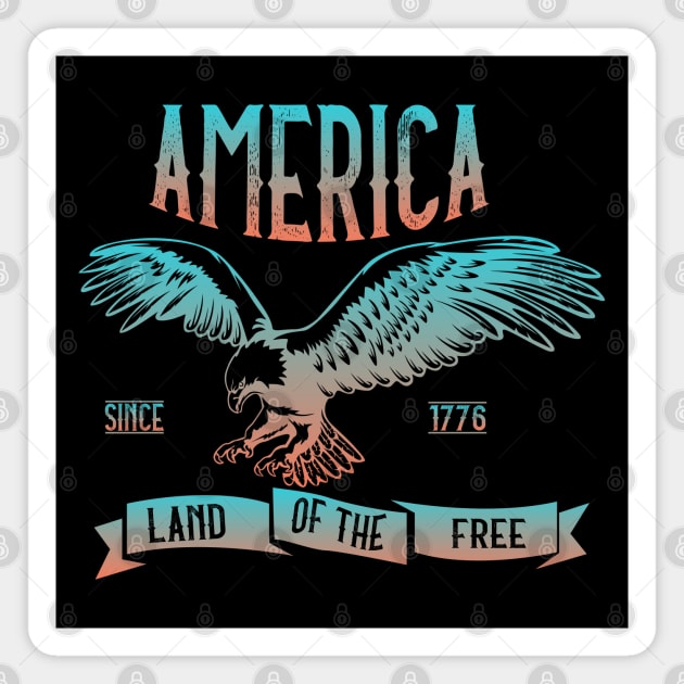 America: Land of the Free Magnet by Urbanprint
